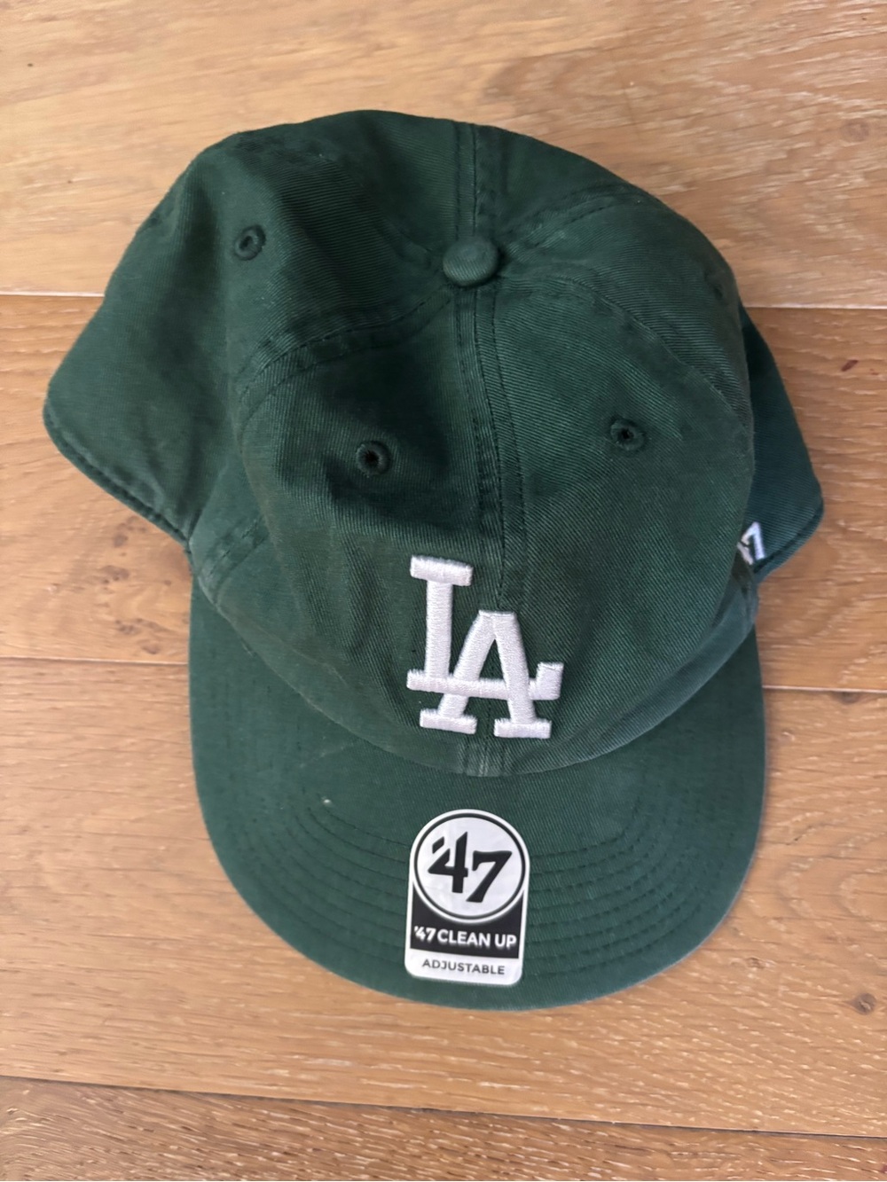 '47 Dark Green LA Dodgers Hat with White Logo